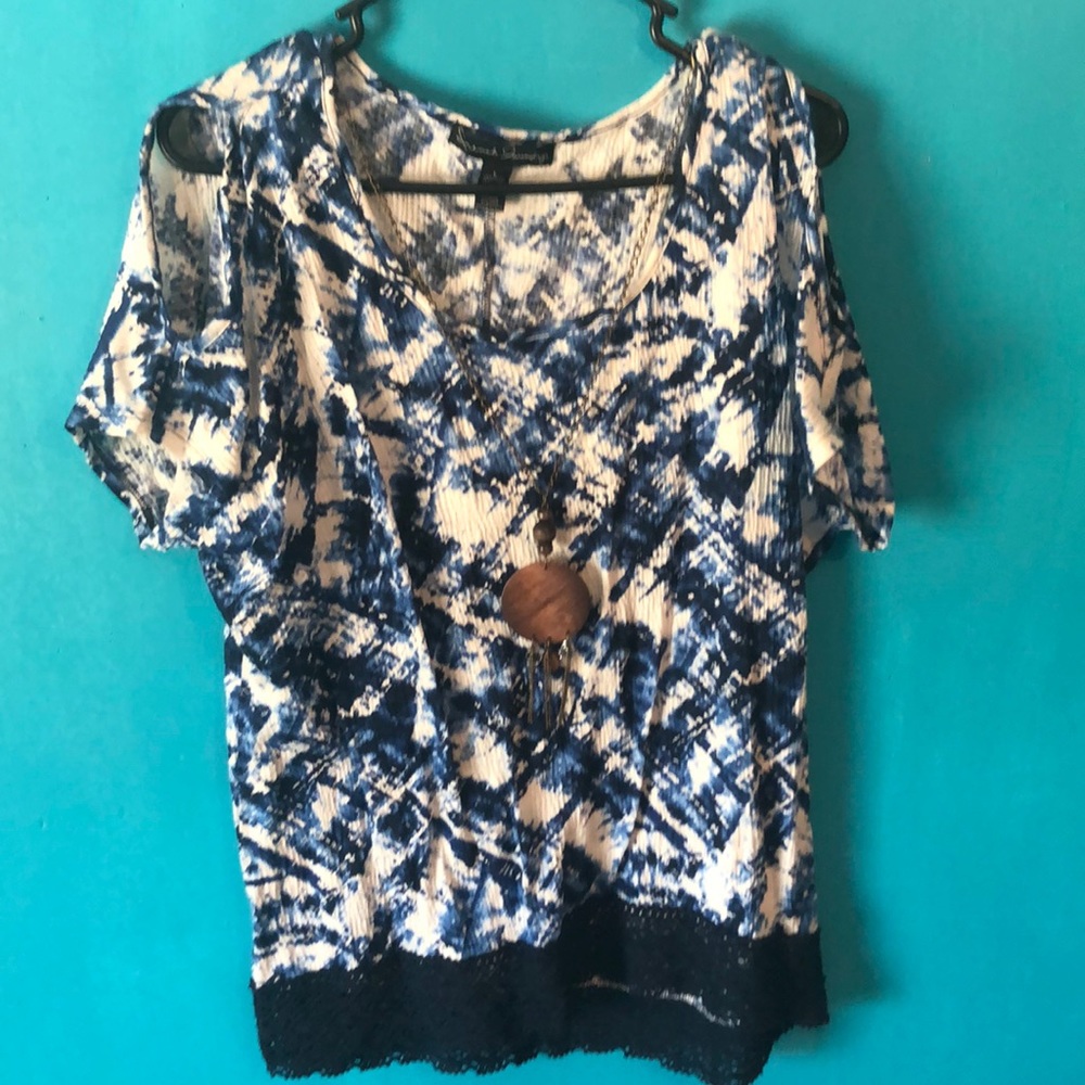 Cold shoulder blouse